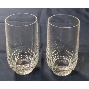 2 Mikasa/Nachtmann Broadway Highball Water Juice Glasses 5.5”